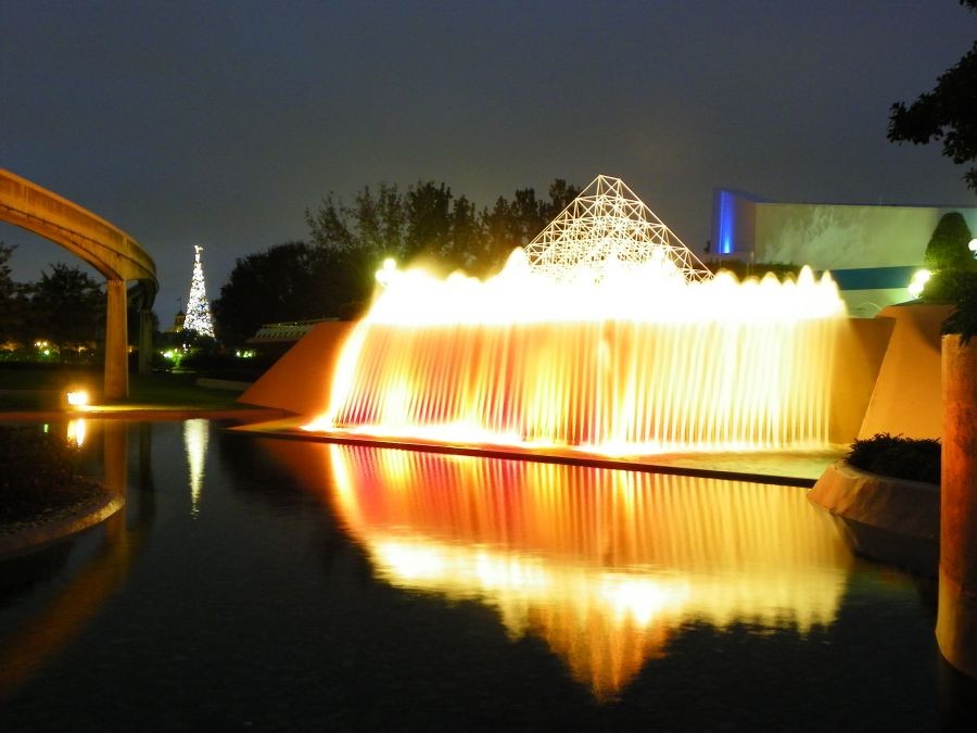 epcot里面的喷泉